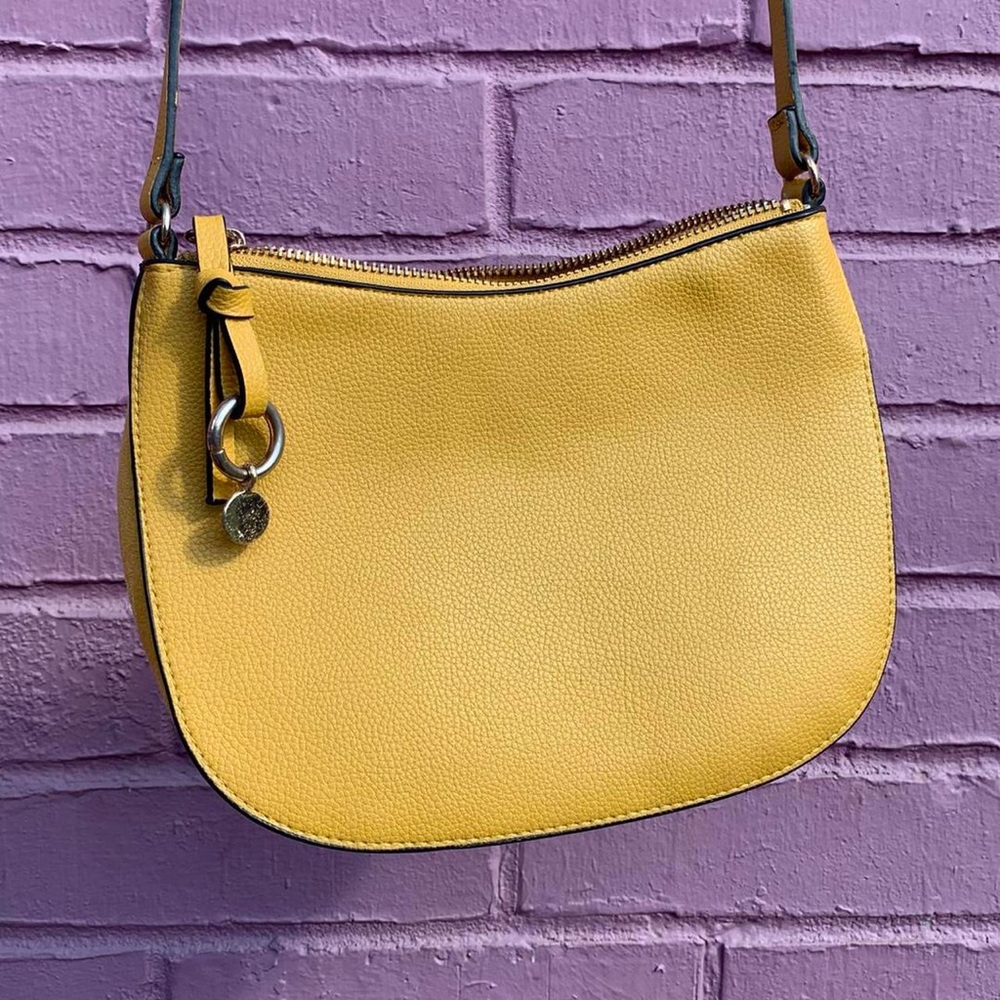 H&M yellow cross body bag